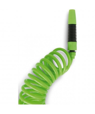 Manguera espiral 8m con lanza green expert